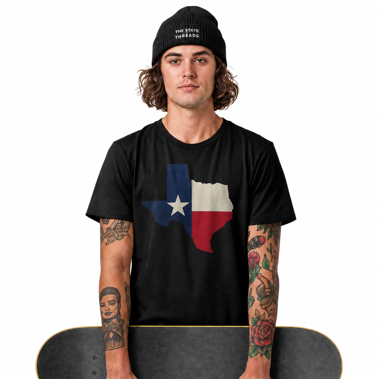Texas Flag State Silhouette Shirt