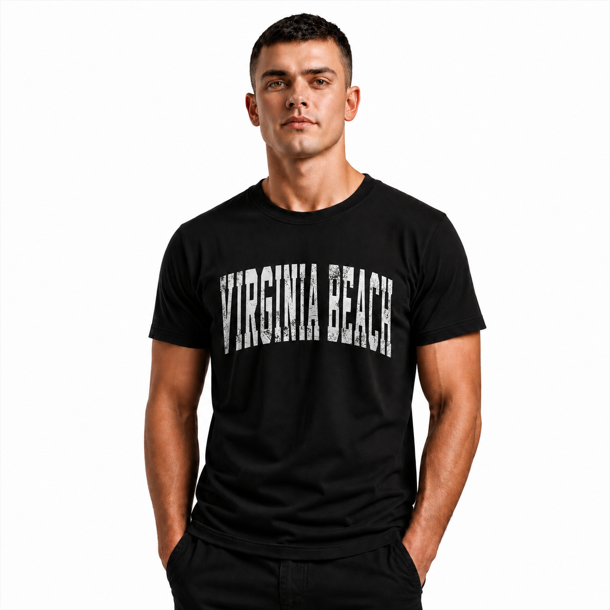 Virginia Beach Distressed Bold Shirt