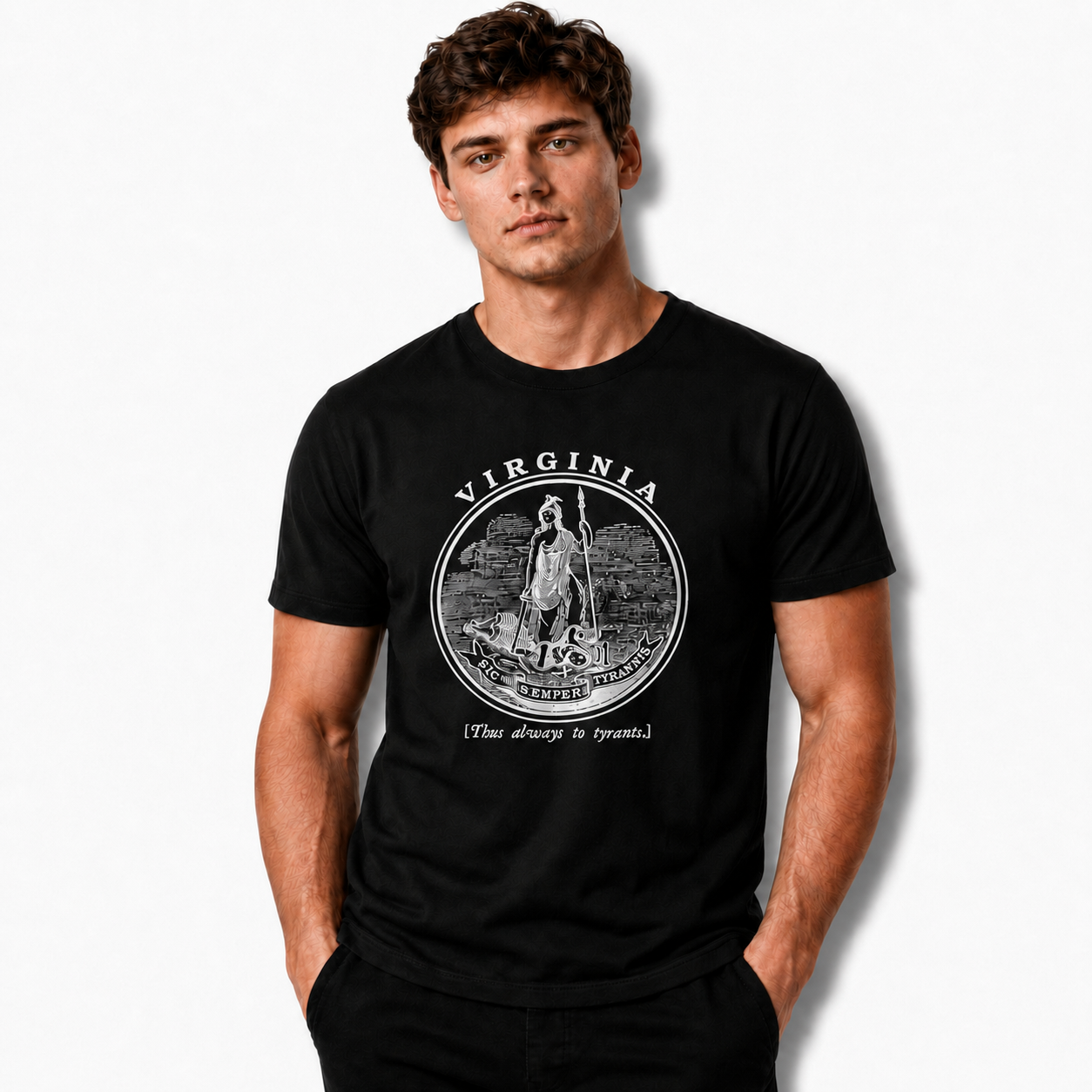 Virginia State Seal Vintage Emblem Shirt