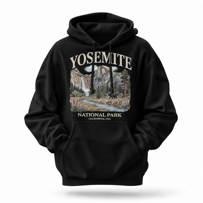 Yosemite National Park California Half Dome Vintage Hoodie