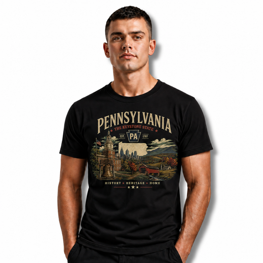 Pennsylvania Keystone State Heritage History Shirt