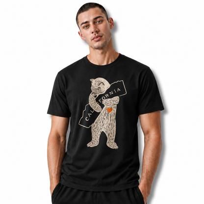 California Bear Hug Heart Shirt