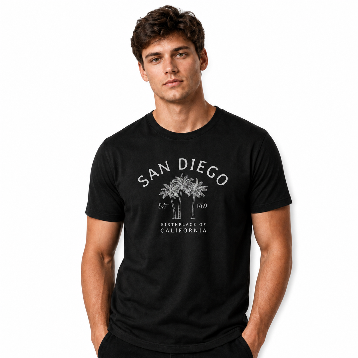 San Diego Palm Tree Birthplace Shirt