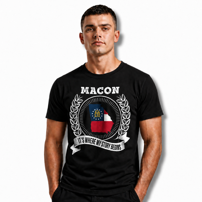 Macon Georgia It's Where My Story Begins Shirt