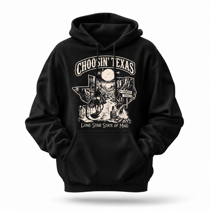 Choosin' Texas Lone Star State Of Mind Cowboy Hoodie