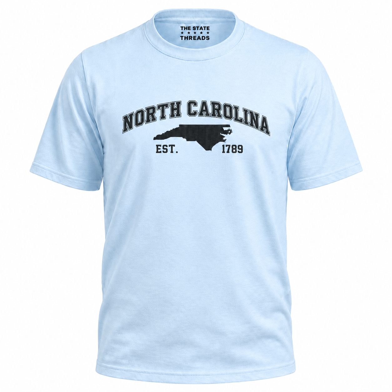 North Carolina State Map EST 1789 Collegiate Shirt