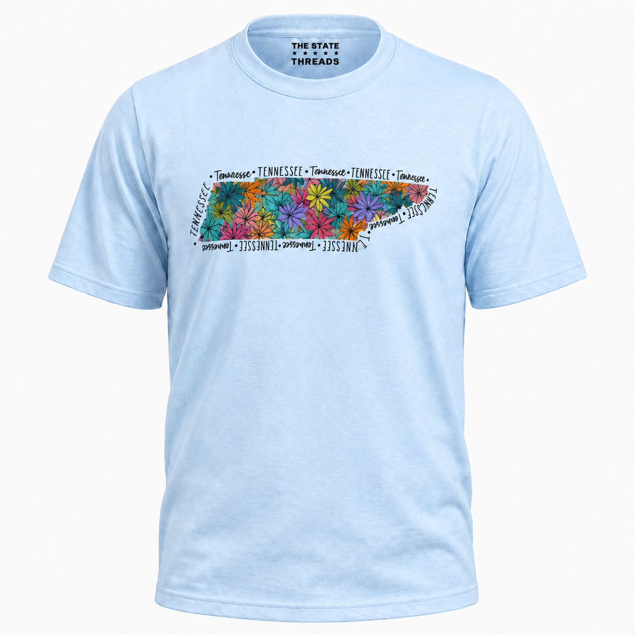 Tennessee Floral State Map Shirt