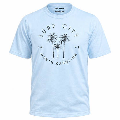 Surf City North Carolina Beach Palm Trees Shirt