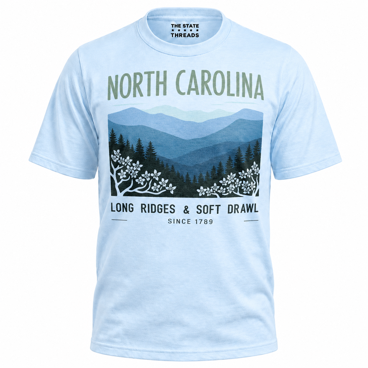 North Carolina Blue Ridge Long Ridges Soft Drawl Shirt