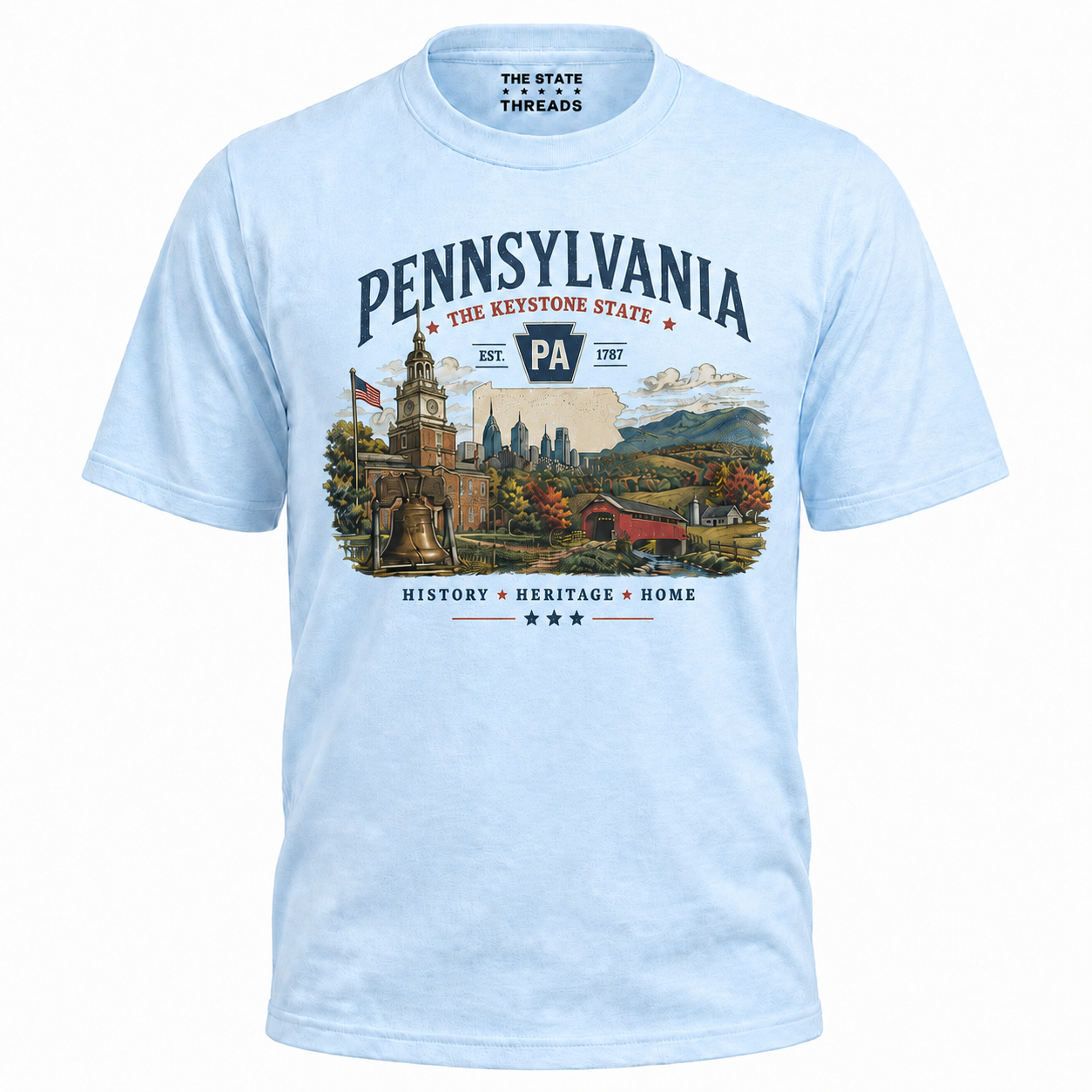 Pennsylvania Keystone State Heritage History Shirt