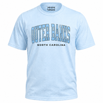 Outer Banks North Carolina OBX Varsity Beach Shirt