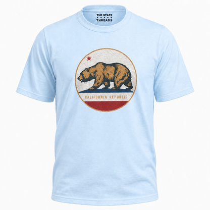 California Republic Bear Badge Shirt
