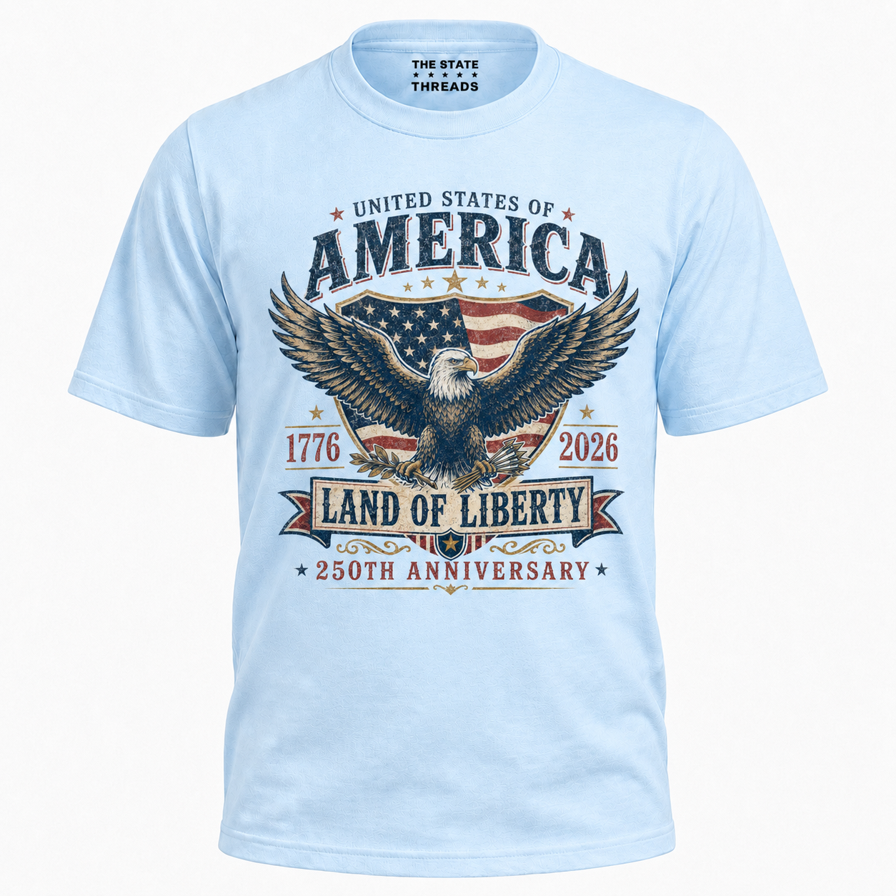 America Eagle Land of Liberty 250th Anniversary Shirt