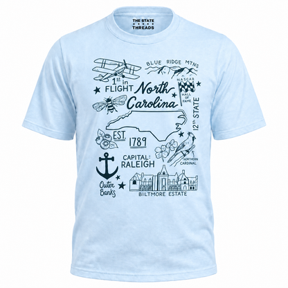 North Carolina Illustrated State Shirt