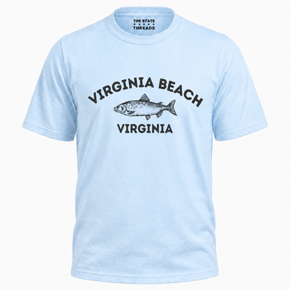 Virginia Beach Fish Illustration Shirt