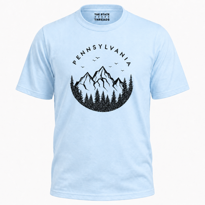 Pennsylvania Mountain Forest Silhouette Shirt