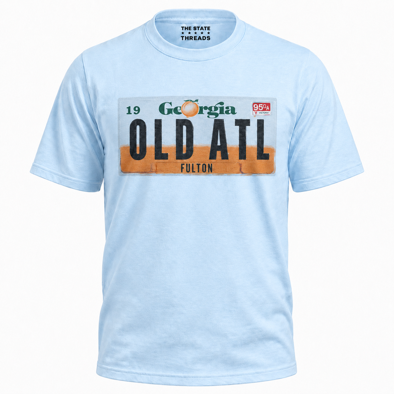 Old ATL Georgia Peach License Plate Vintage Shirt