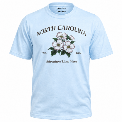North Carolina Dogwood Flower Shirt