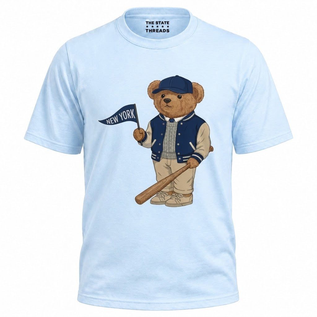 New York Baseball Bear Shirt