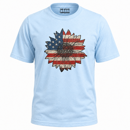 Sunflower USA Flag Vintage Shirt