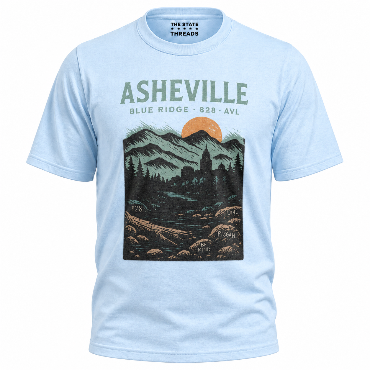 Asheville North Carolina Blue Ridge Mountains Vintage Shirt