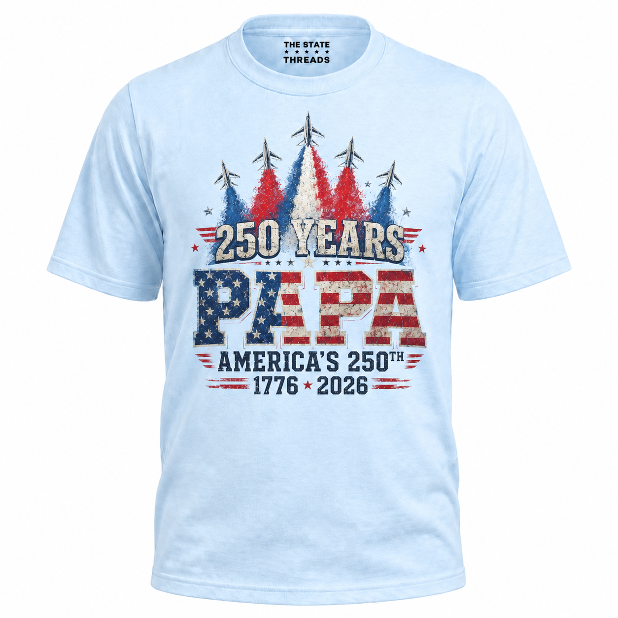 250 Years Papa America 1776 2026 Patriotic Shirt