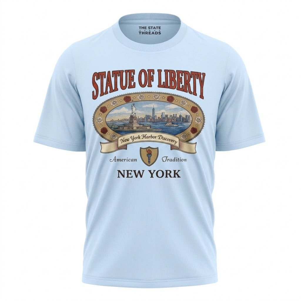 New York Statue of Liberty Vintage 90s Shirt