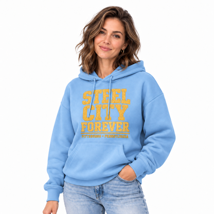 Steel City Forever Pittsburgh Pennsylvania Varsity Hoodie