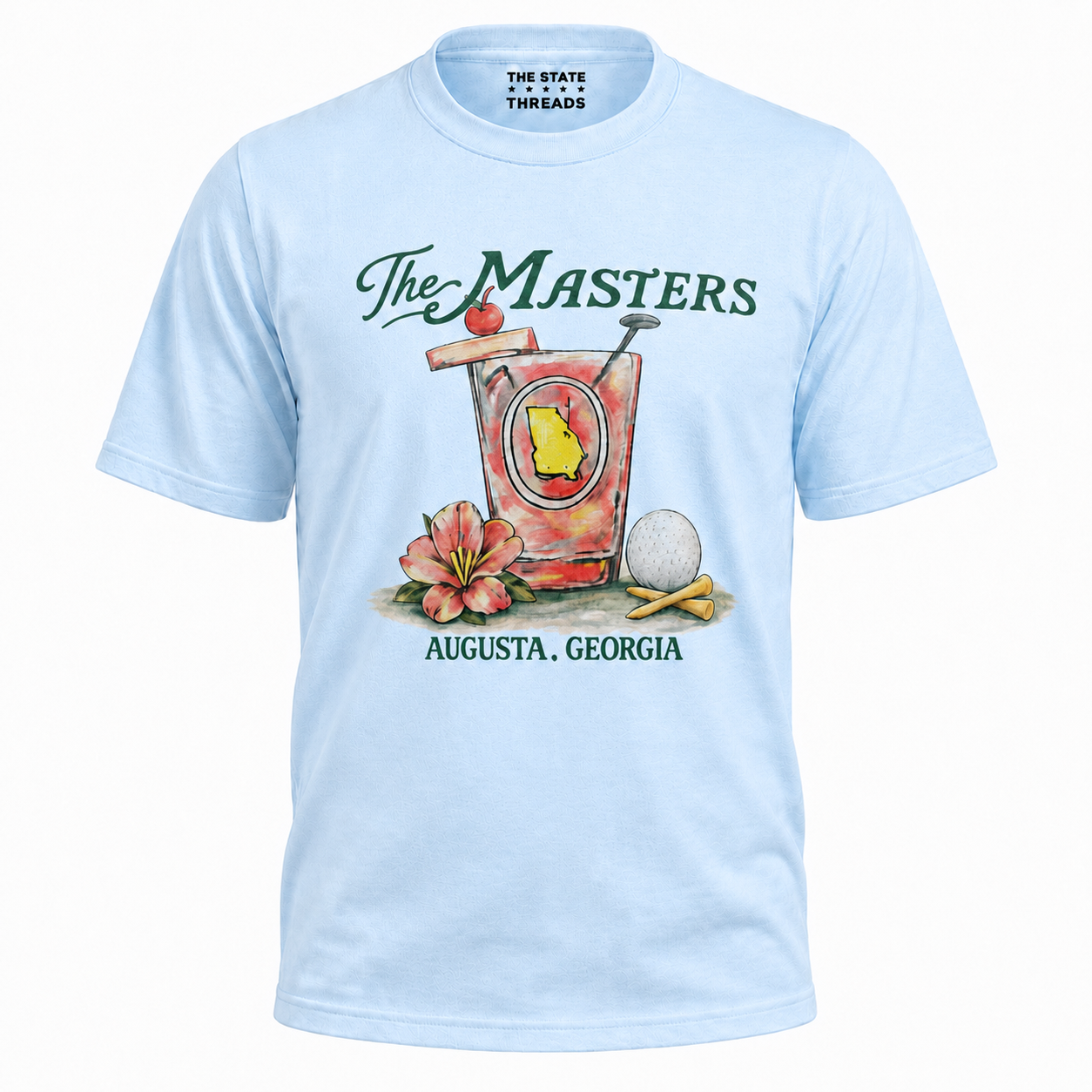 Augusta Georgia Masters Golf Azalea Shirt