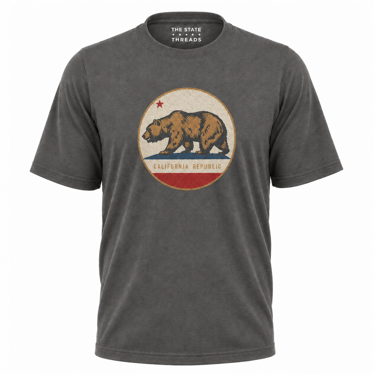 California Republic Bear Badge Shirt