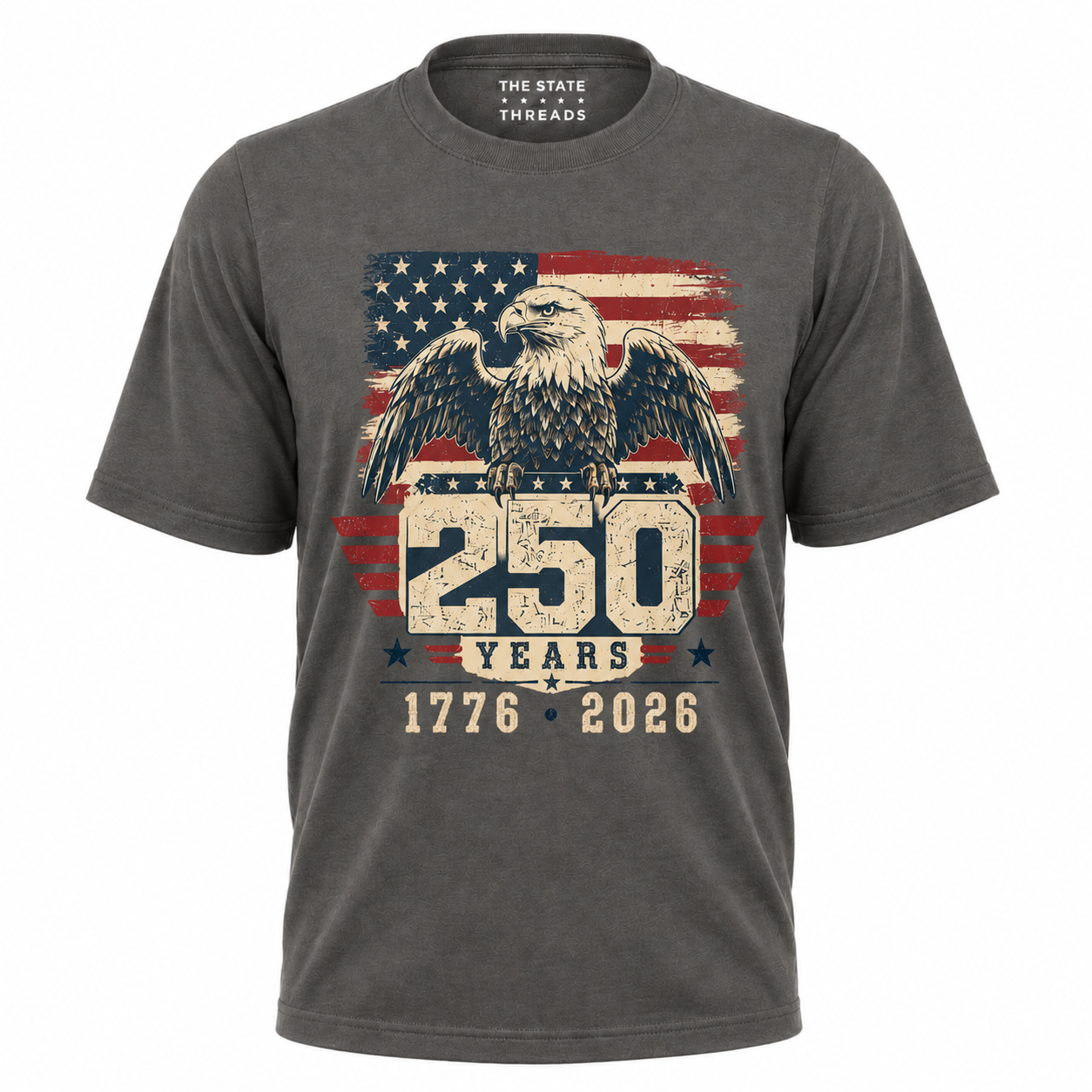 America 250 Years Eagle Flag Military Heritage Shirt