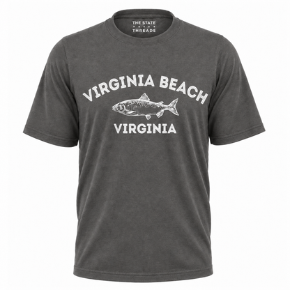 Virginia Beach Fish Illustration Shirt