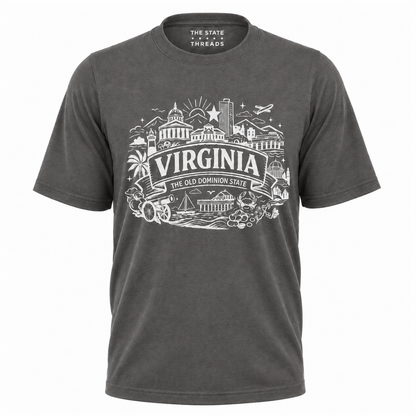 Virginia Old Dominion State Landmark Shirt
