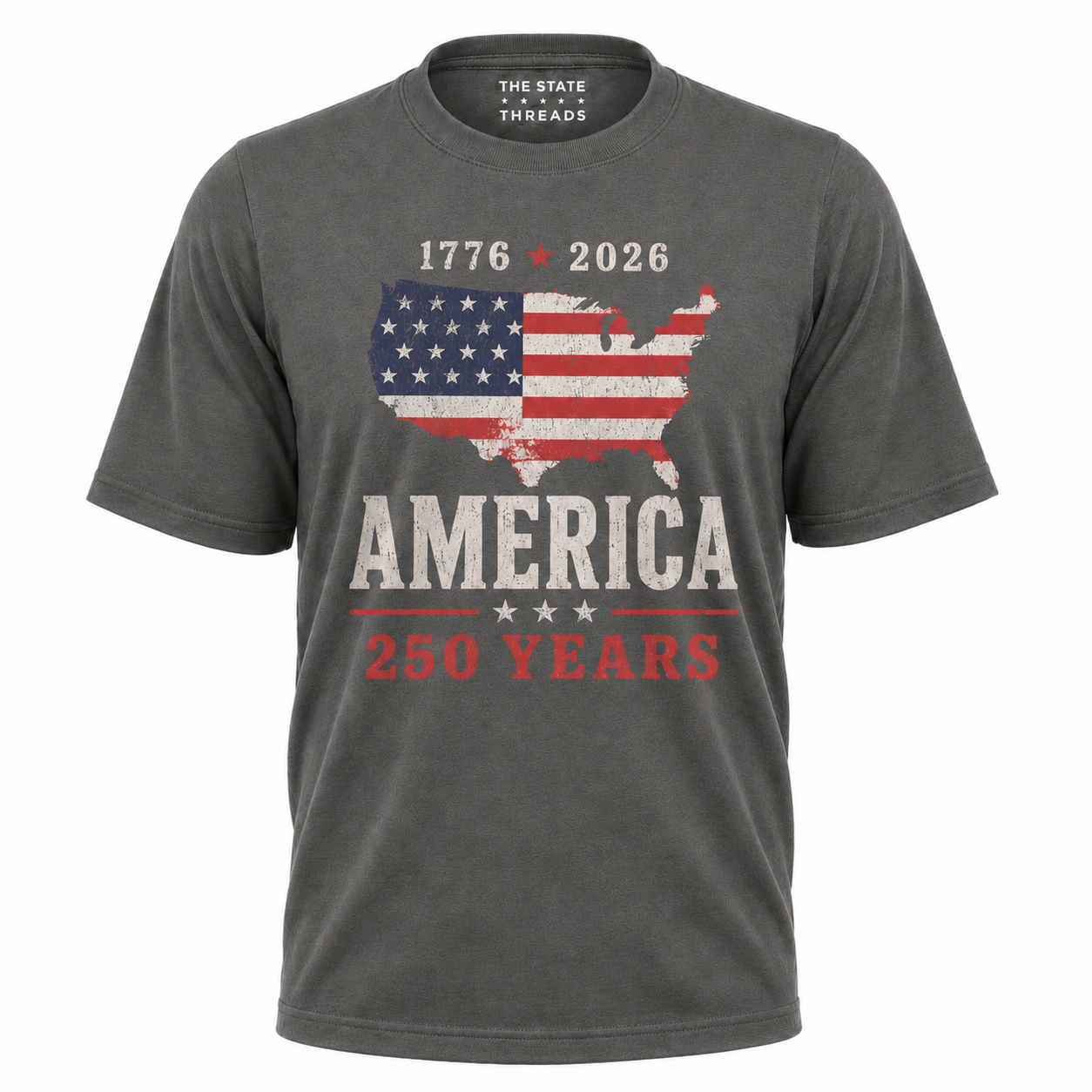 America 250 Years Flag Map 1776 2026 Shirt