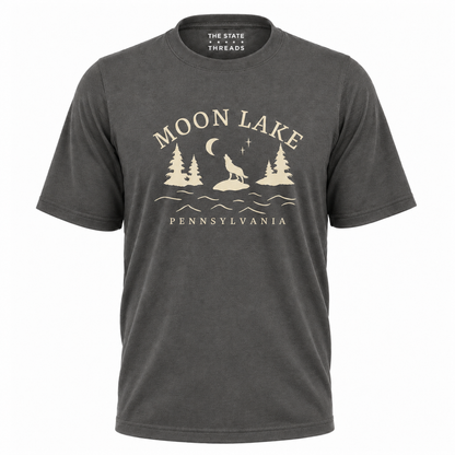 Pennsylvania Moon Lake Wolf Shirt