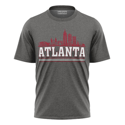 Atlanta Georgia City Skyline Collegiate Retro Vintage Shirt