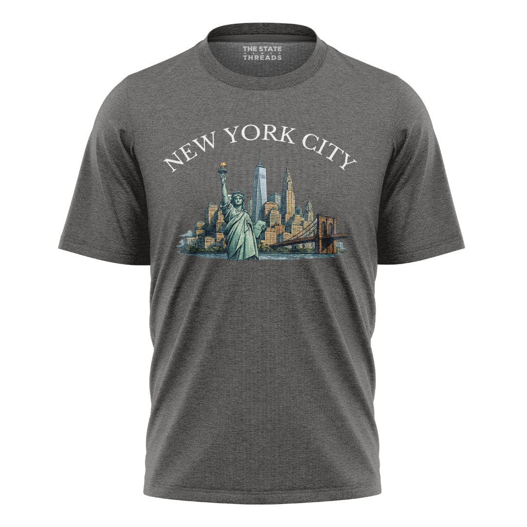 New York City Landmarks Vintage Souvenir Shirt