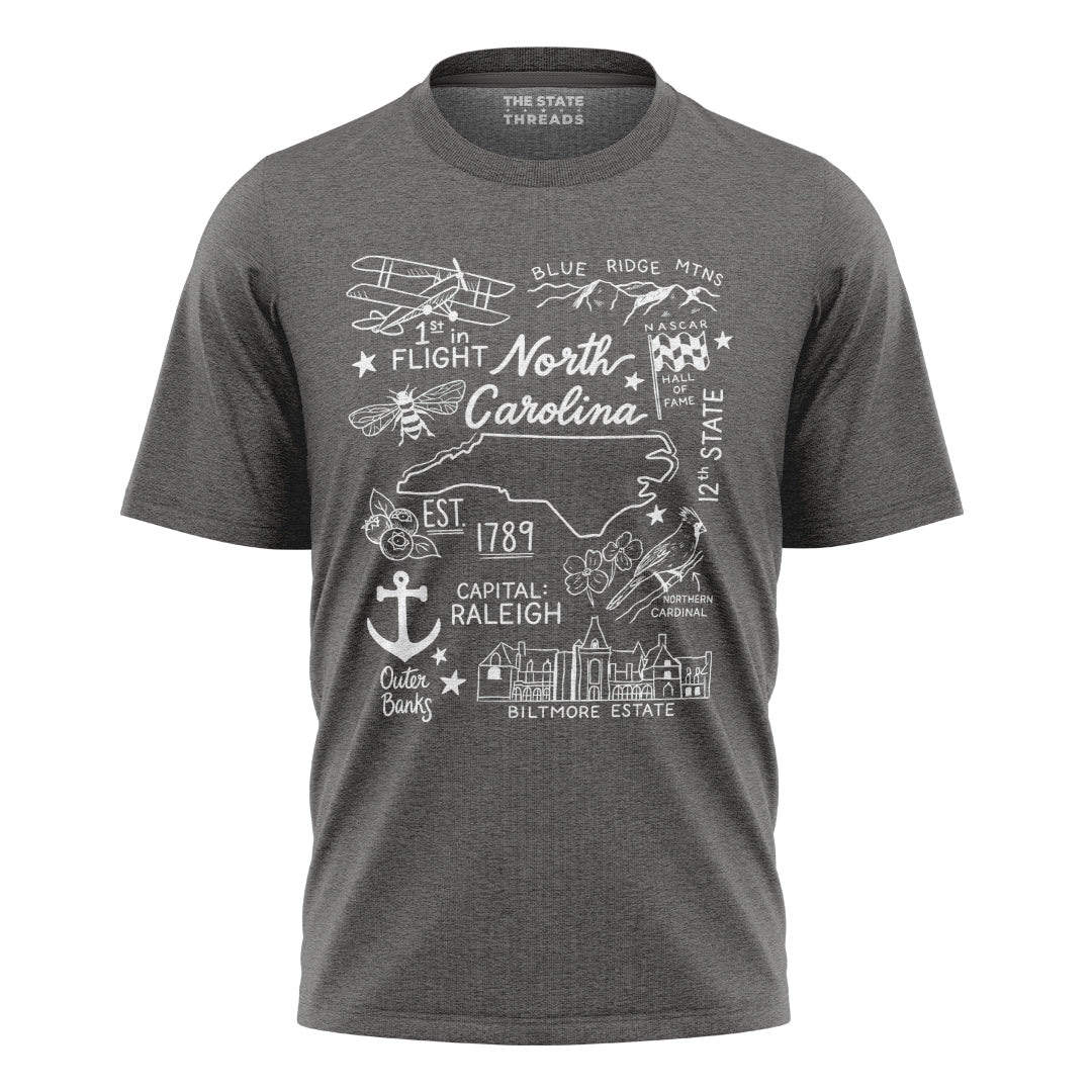 North Carolina Illustrated State Shirt