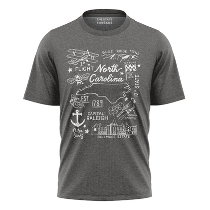 North Carolina Illustrated State Shirt