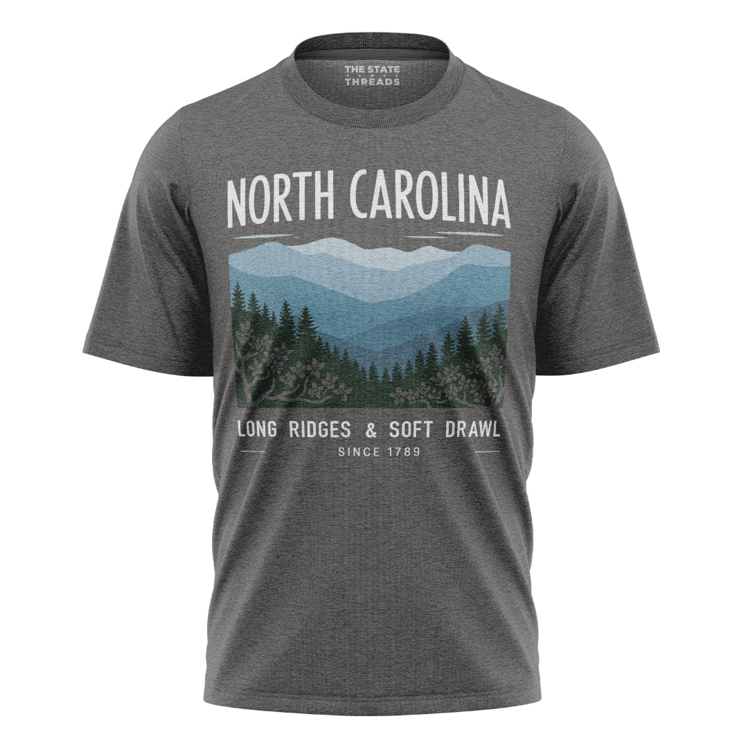North Carolina Blue Ridge Long Ridges Soft Drawl Shirt
