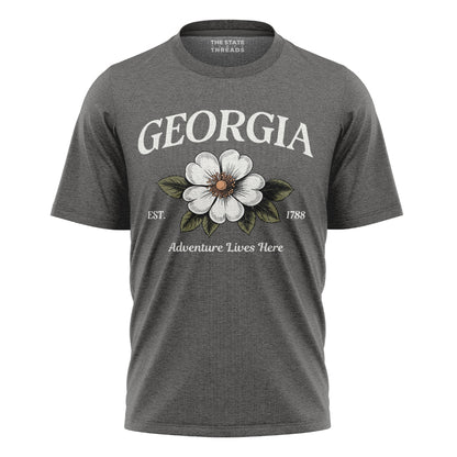 Georgia State Flower Cherokee Rose Adventure Vintage Shirt