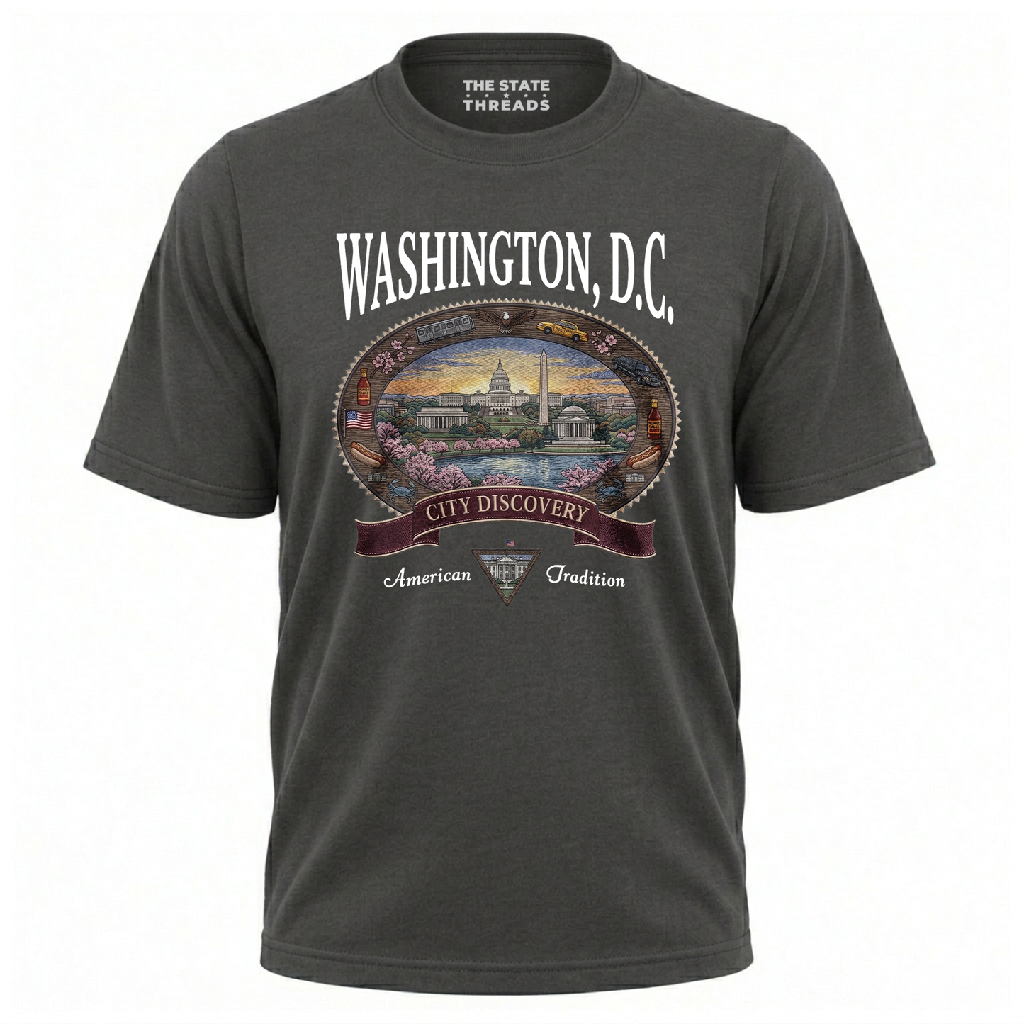 Washington DC Vintage City Discovery Skyline Shirt