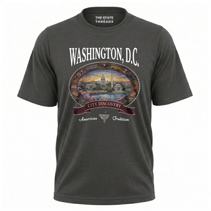 Washington DC Vintage City Discovery Skyline Shirt