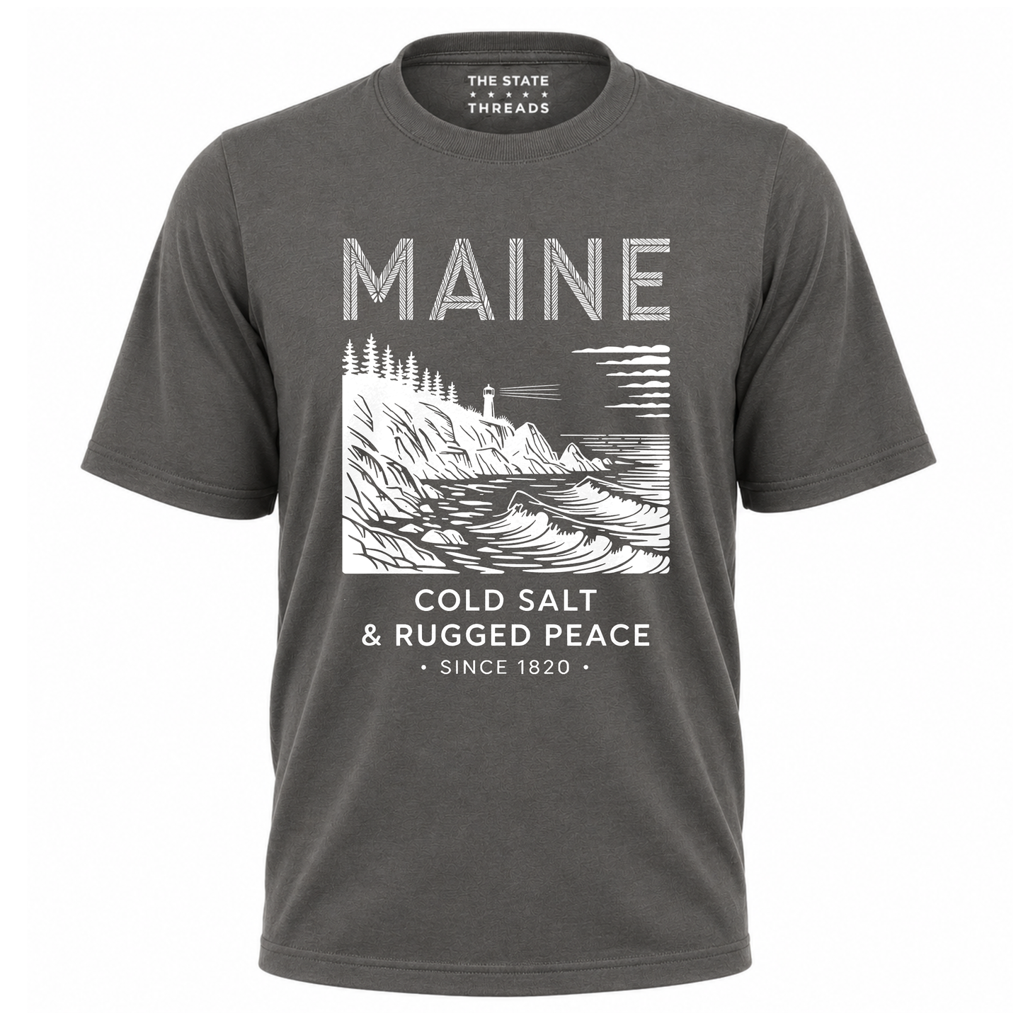 Maine Cold Salt Rugged Peace Vintage Shirt