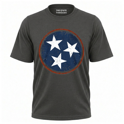 Tennessee Tri-Star Flag Vintage Shirt