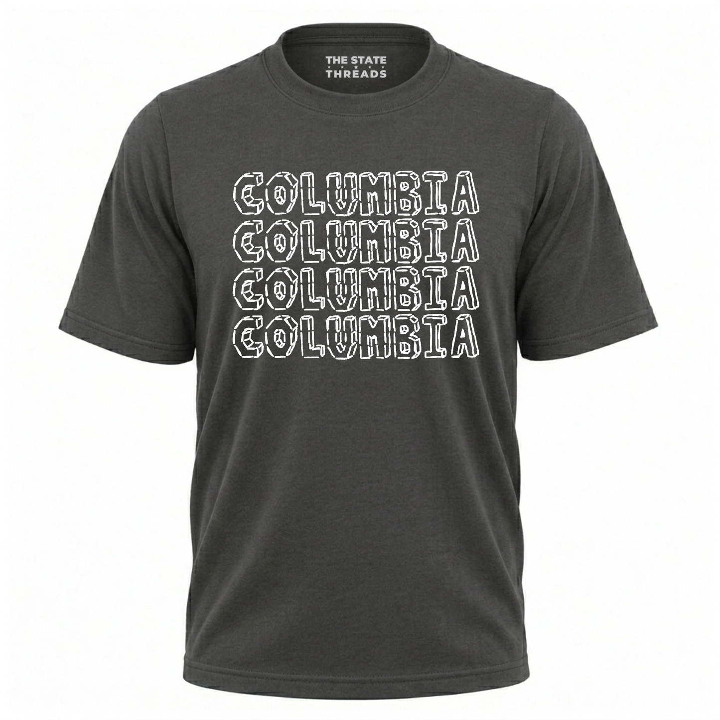 New York Columbia University Block Letter Campus Pride Shirt