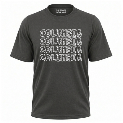 New York Columbia University Block Letter Campus Pride Shirt