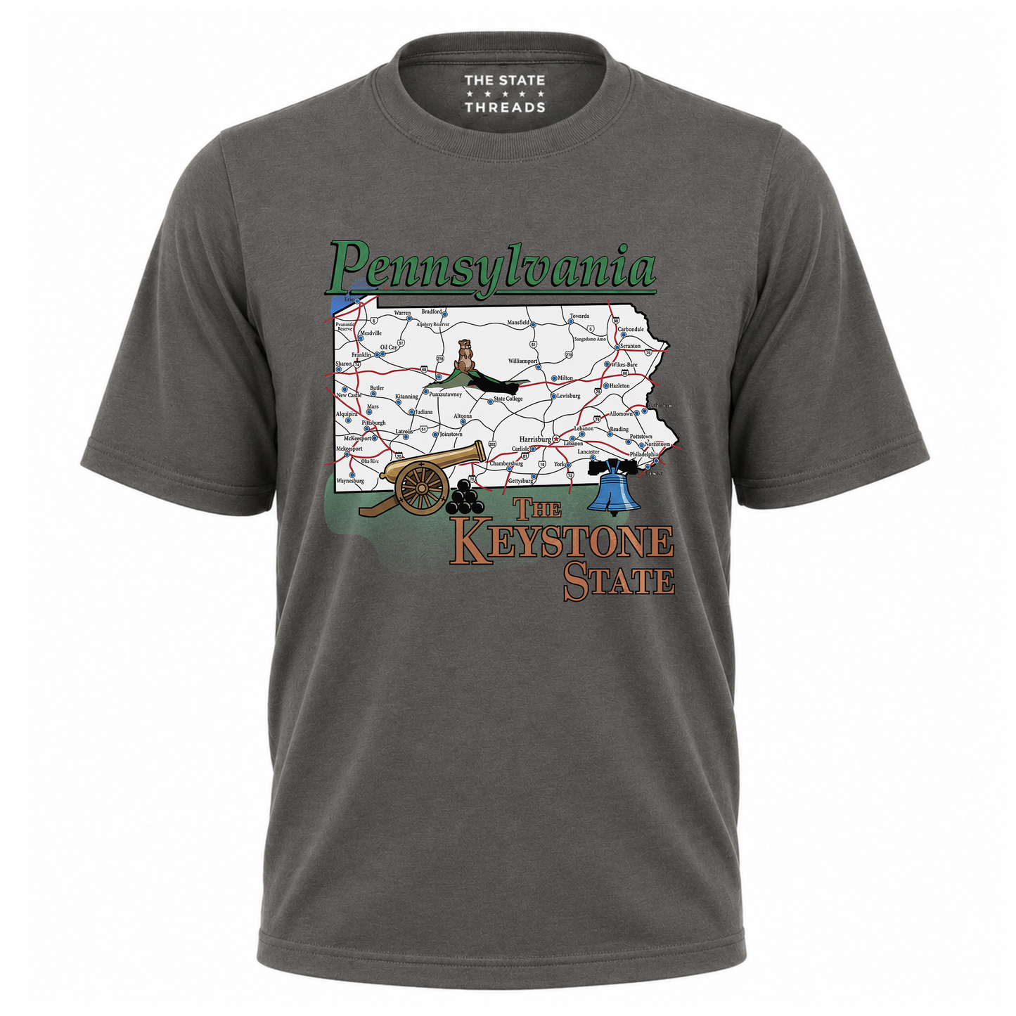 Pennsylvania Keystone State Vintage Souvenir Shirt