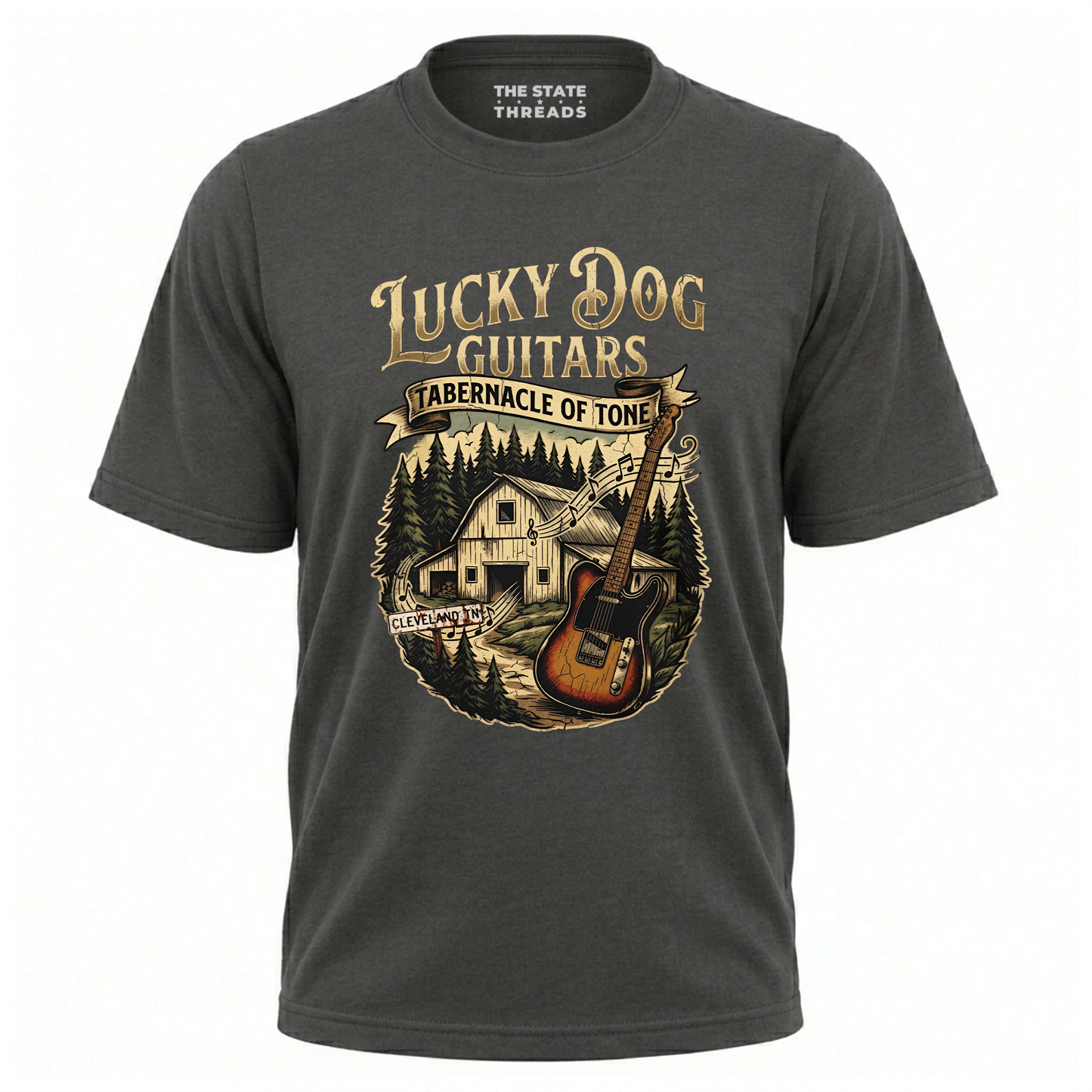 Tennessee Lucky Dog Guitars Vintage Country Barn Shirt