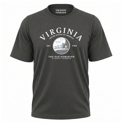 Virginia State Quarter Old Dominion Pride Shirt